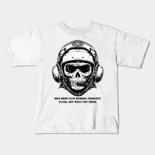 Mile High Club Member Kids T-Shirt